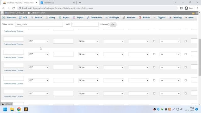 Part 1 - Making mysql tables - News portal website - OOP PHP PDO - 4K смотреть онлайн