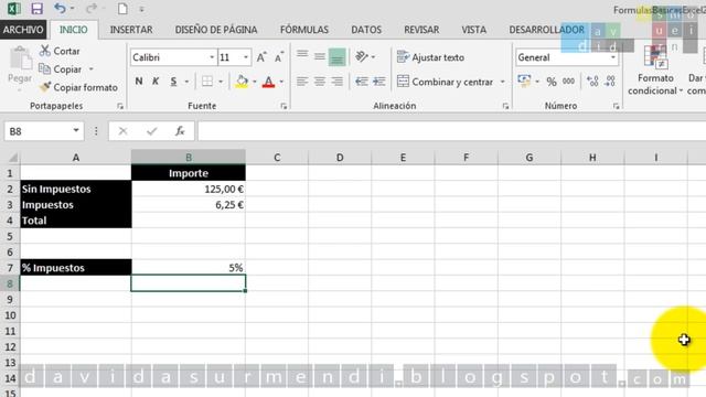 Fórmulas Básicas en Excel 2013. Uso de Constantes y Prioridad de las Operaciones. смотреть онлайн