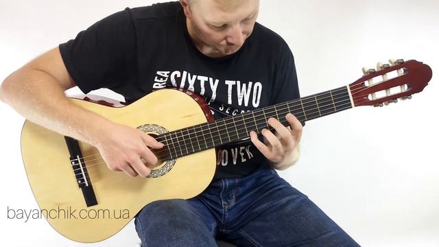 Гитара Bandes натуральный цвет красивая музыка 🎶 смотреть онлайн