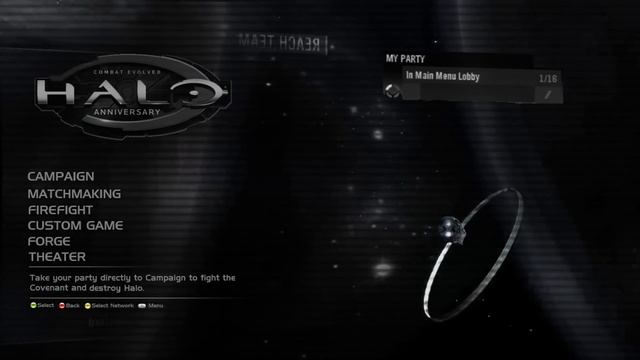Halo Combat Evolved Anniversary: Main Menu смотреть онлайн