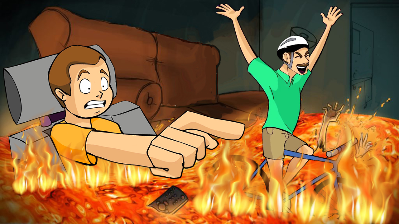 ПОЛ - ЭТО ЛАВА! ► Happy Wheels #333 Хэппи Вилс смотреть онлайн