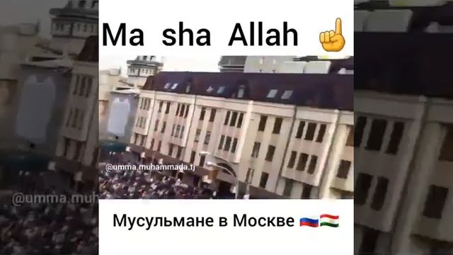 Намаз в Москве рамадан смотреть онлайн