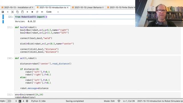 Python Robot Simulator - Simple Behaviors смотреть онлайн