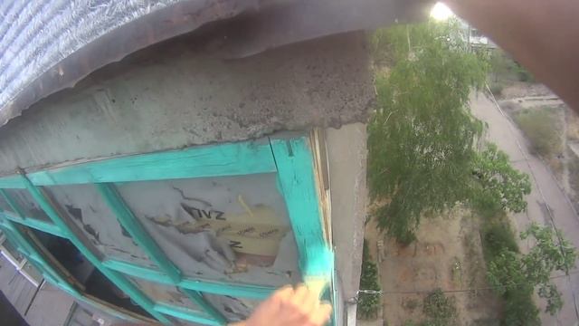 Красим балкон\paint The Balcony