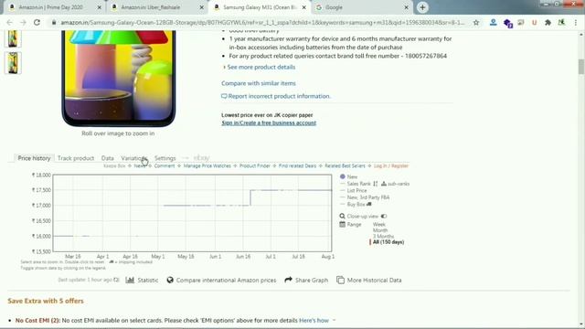 How to track pricing of products on Amazon? | Keepa - Amazon price tracker tool | Amazon prime day смотреть онлайн