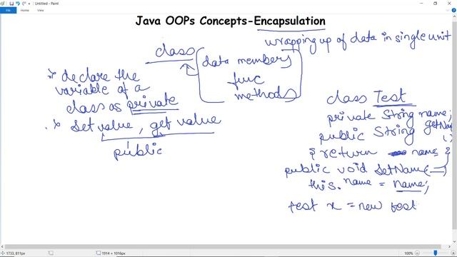 Java OOPs concept Encapsulation | Encapsulation in Java with Example | Goeduhub смотреть онлайн