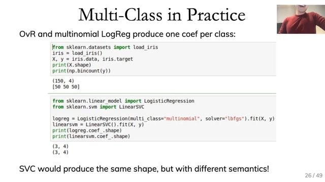 Applied ML 2020 - 06 - Linear Models for Classification смотреть онлайн