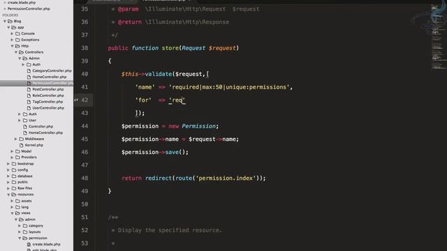 Laravel - Create Blog and Admin Panel | Permissions for Admin User CRUD #27 смотреть онлайн