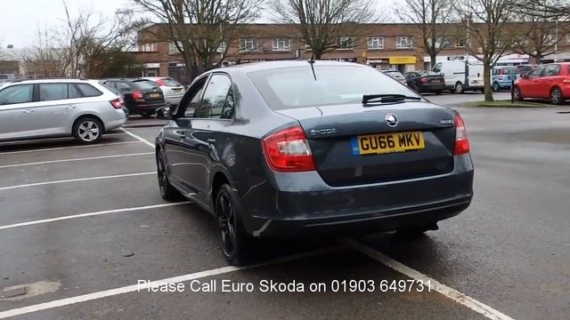 GU66MKV Skoda Rapid 1.2 TSI (110PS) Sport 1.2l EURO SKODA WORTHING смотреть онлайн