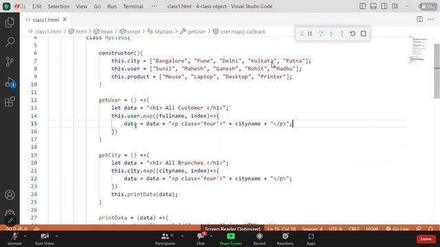 javascript- 17 (29/05/2023)|| Class object in javascript смотреть онлайн