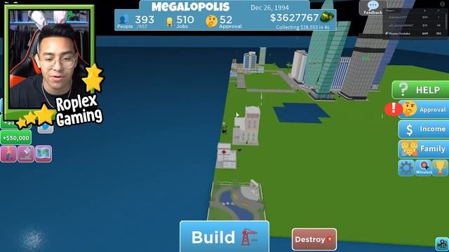 I built my OWN CITY (Tiny Town Tycoon Roblox) смотреть онлайн