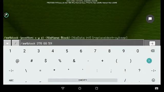 Как использовать команду /setblock в Minecraft? 1.5.0.1 смотреть онлайн