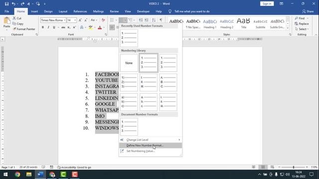 How to Change or Adjust Numbering Alignment in MS Word (2003-2021) | F HOQUE | смотреть онлайн