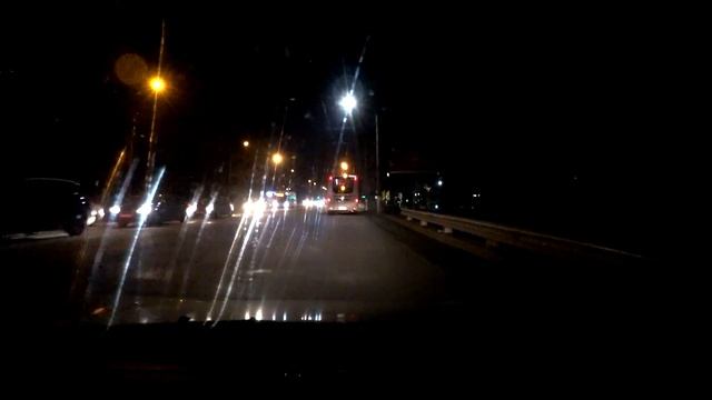 Вечерний Симферополь из автомобиля / Музыкальный ВЛОГ