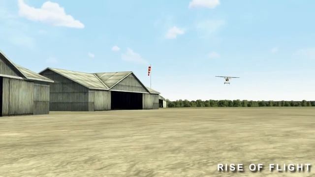 Fokker D.VIII demo flight in "Rise Of Flight" смотреть онлайн