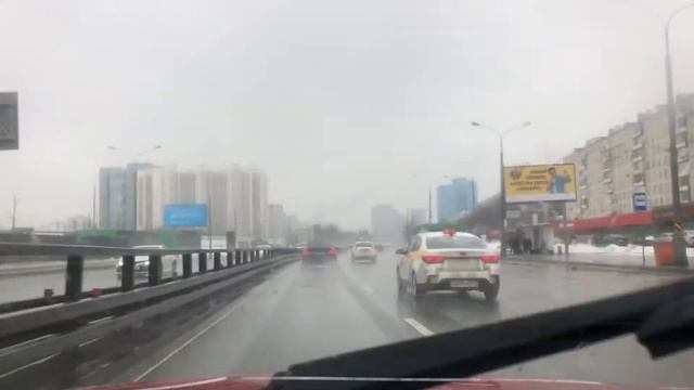 Дмитровское шоссе в сторону центра. На машине с комментариями! смотреть онлайн
