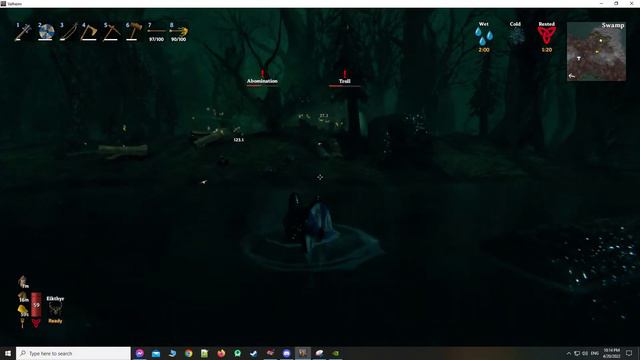 Valheim Abomination VS Troll смотреть онлайн