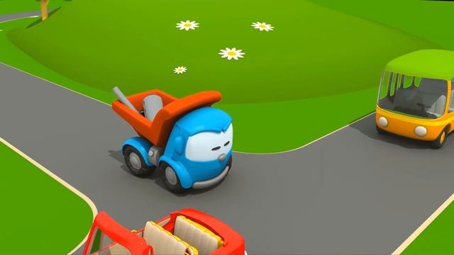 ПДД для детей - Чудо Машинки и авария на дороге! Мультики про машинки для малышей Веселая Школа смотреть онлайн