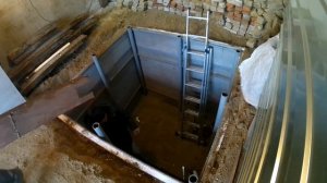 Овощная яма делаем из шифера третья серия