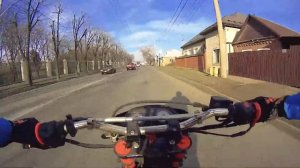 Прохват на эндуро по городу под музыку. Краснодар