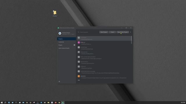 how to create a flutter project in android studio | flutter tutorial 2023 смотреть онлайн