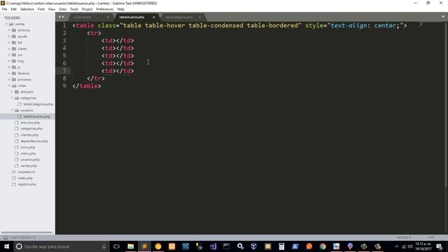 12.- Sistema de ventas y almacén con php y mysql - Maquetacion de modulo usuarios смотреть онлайн
