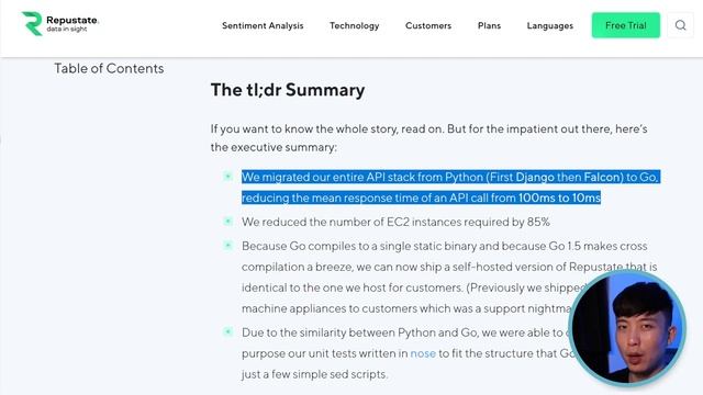 Why are Companies Migrating from Python to Go!? смотреть онлайн
