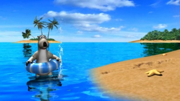 Медведь Бернард на оазисе