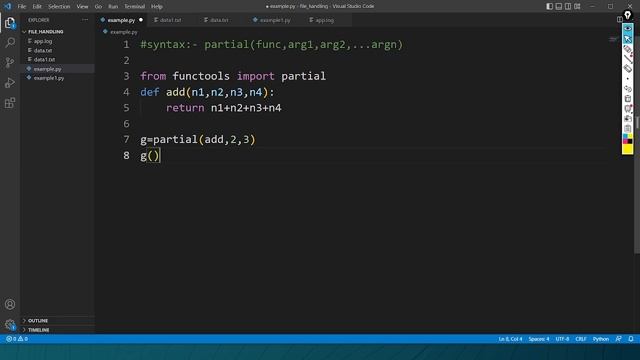 Partial Function in Python \ Function in Python | Advanced Python Tutorial смотреть онлайн