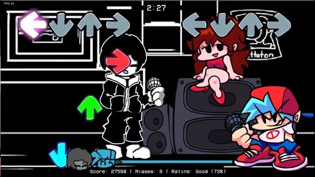 FNF Monochrome but is Dekart + MUSICAN' NIGHT FUNKIN' DEMO MOD смотреть онлайн