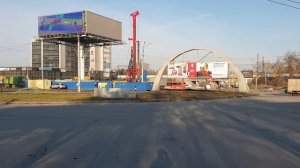 08.11.2020. Площади Энергетиков и Труда. Четвертый мост. Новосибирск.