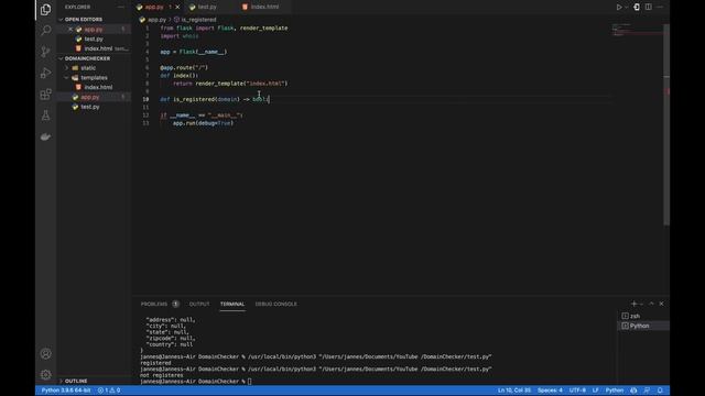 Domains mit Python überprüfen смотреть онлайн