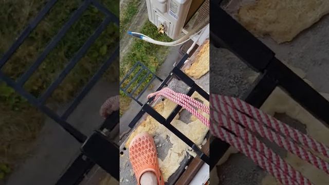 Лестница для кондиционерщика! Тест- драйв! смотреть онлайн