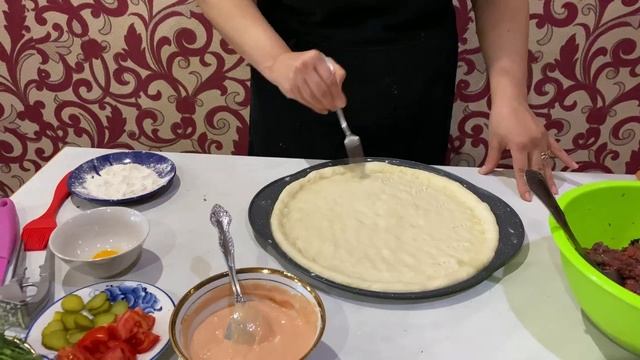 Очень Вкусно!!! Пицца С Говяжьим Фаршем По Моему Рецепту!!! смотреть онлайн