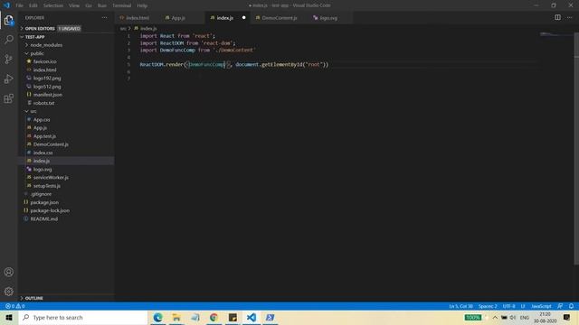 React JS Part 9 Create function components with and without props || Varteta Learning Platform смотреть онлайн