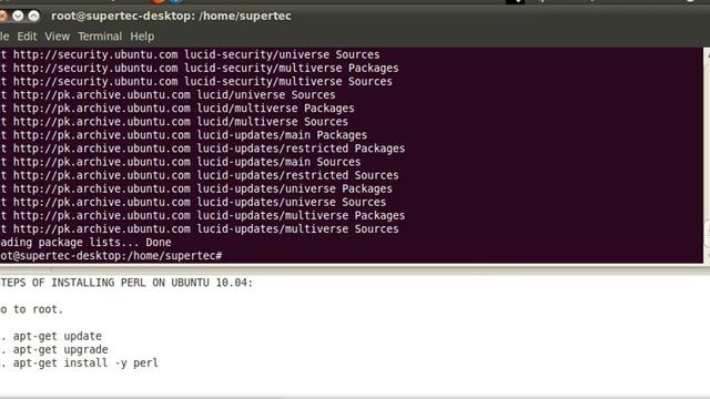 How to install PERL on Ubuntu? смотреть онлайн