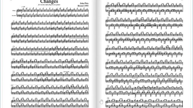Changes for twenty nifty fingers - piano duet by John Pitts смотреть онлайн