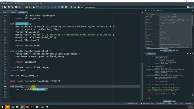 Machine Learning model deployment in EC2 server with Flask REST API | By Viswateja смотреть онлайн