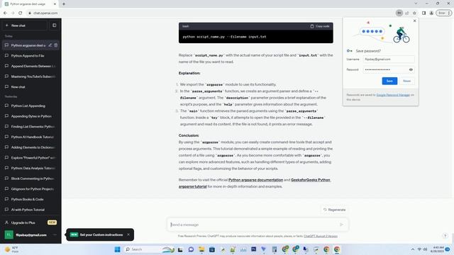 python argparse geeksforgeeks смотреть онлайн