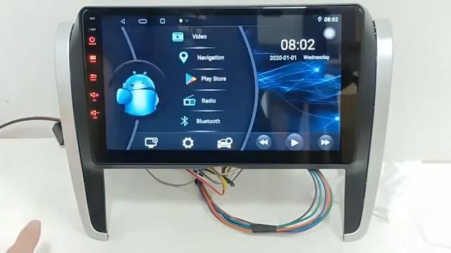 Installation of Toyota allion Android radio Gps Navigation System смотреть онлайн