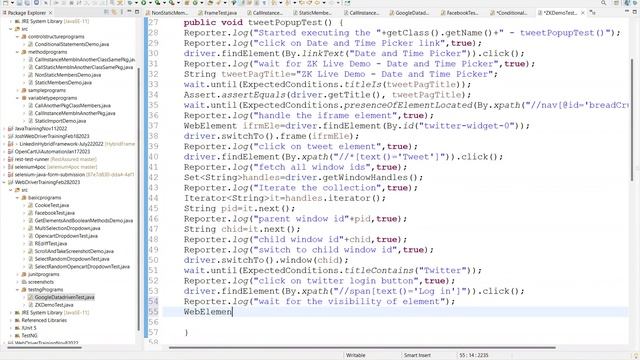 Webdriver TestNG Handling Frames Tabs Popups March 14 2023 смотреть онлайн
