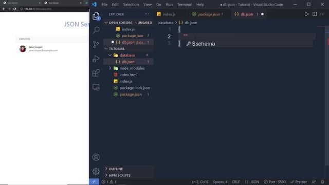 How to create JSON Server and Fetch Data For Front-end смотреть онлайн