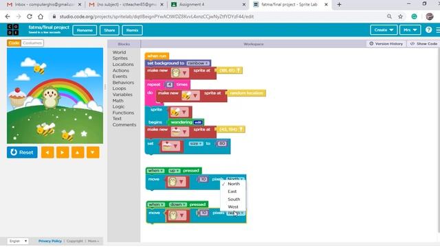 How to create a game using sprite lab on code.org смотреть онлайн