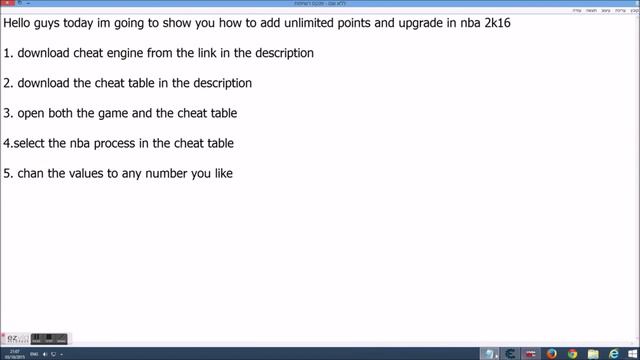 NBA 2K16 cheat engine смотреть онлайн