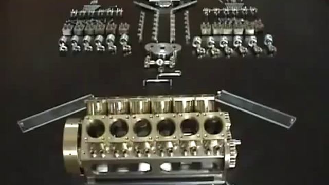 Мини двигатель V12 Hand Made - дизель? смотреть онлайн