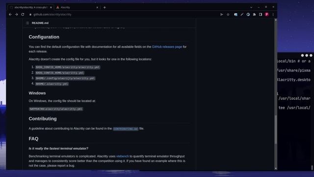 Alacritty, Instalación en Linux - Emulador de Terminal escrita en Rust смотреть онлайн