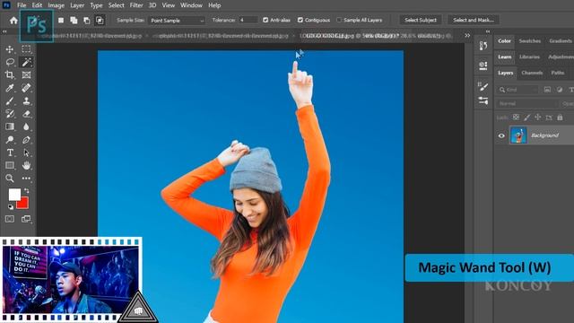 Tutorial Dasar Dasar Photoshop - Object Selection tool , Magic wand tool , Quick selection tool смотреть онлайн