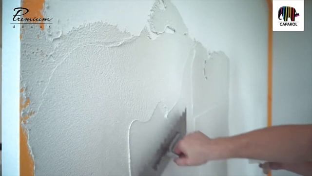 CAPAROL Имитация поверхности травертина. Технология нанесения декоративной штукатурки смотреть онлайн