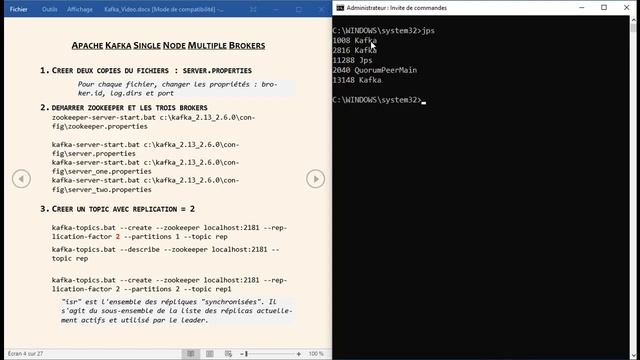 Cours 3 : APACHE KAFKA SINGLE NODE WITH MULTIPLE BROKERS смотреть онлайн