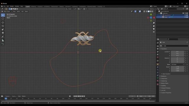 Create this BEAUTIFUL animation using the SIMPLE DEFORM MODIFIER and CURVE MODIFIER in BLENDER 2.9 смотреть онлайн